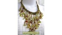 Fashion Beading Casandra Necklaces with Stone